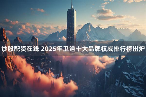 炒股配资在线 2025年卫浴十大品牌权威排行榜出炉