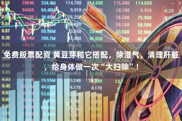 免费股票配资 黄豆芽和它搭配，除湿气，清理肝脏，给身体做一次“大扫除”！