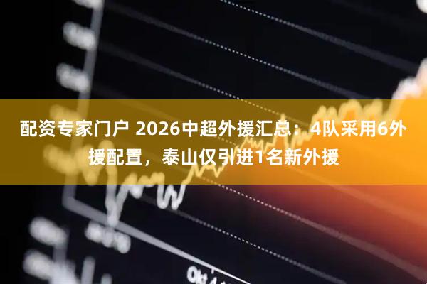 配资专家门户 2026中超外援汇总：4队采用6外援配置，泰山仅引进1名新外援